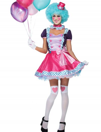 Women's Bubble Gum Clown Costume buy now
