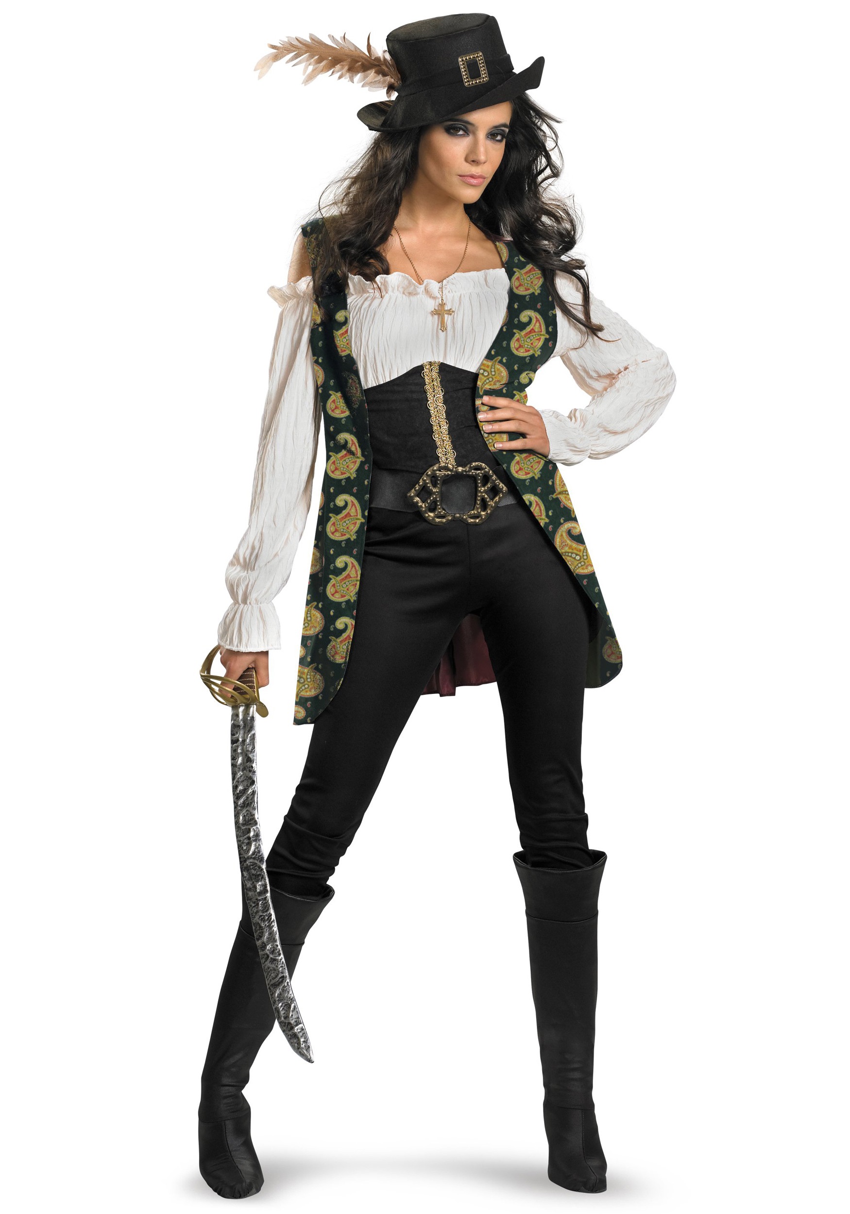 Deluxe Angelica Costume is a detailed version of the one Penelope Cruz wore...