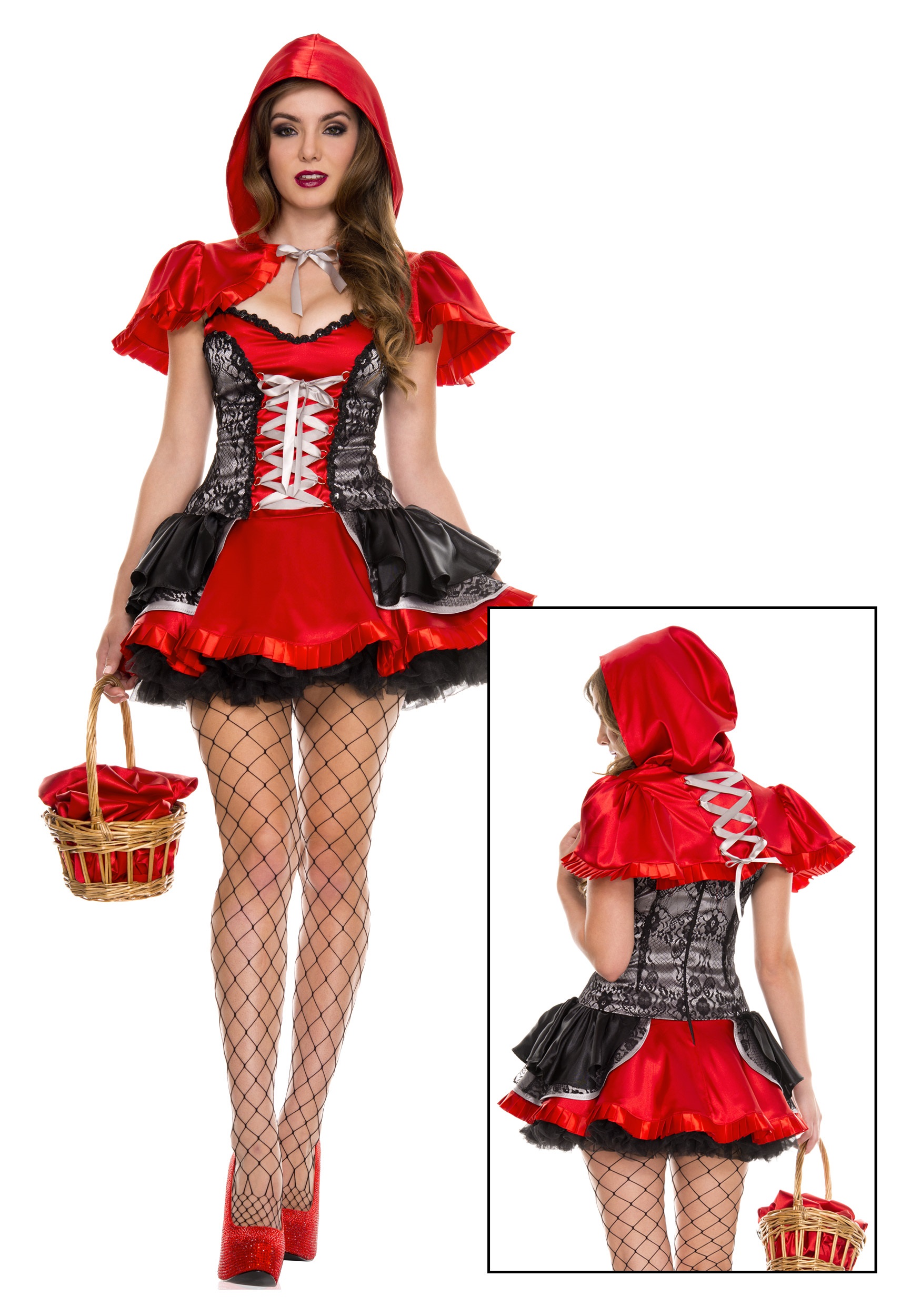 Women's Fiery Lil' Red Costume - Halloween Costumes.