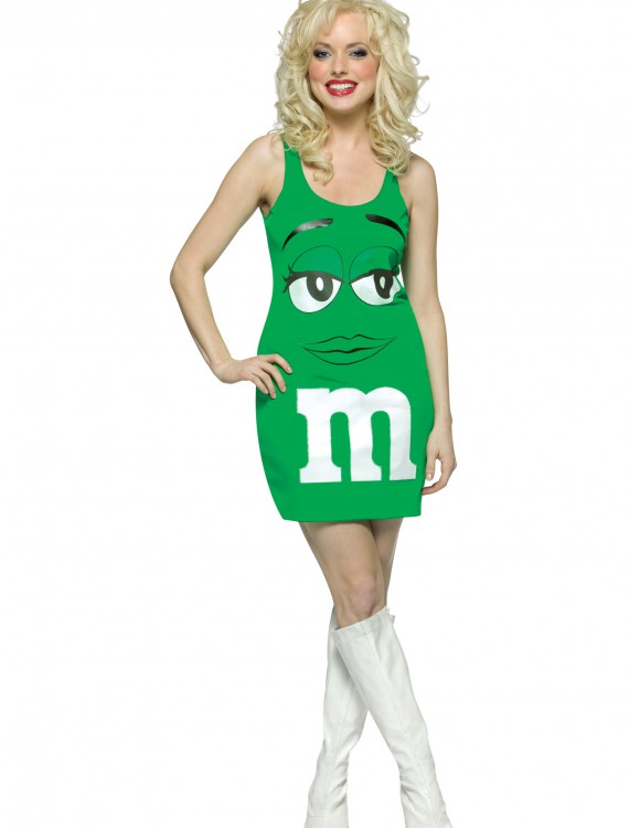 Womens Green M&M Costume buy now