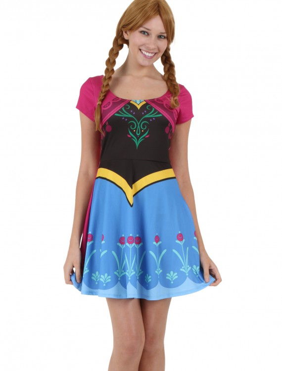 Womens I am Anna Frozen Costume Dress buy now