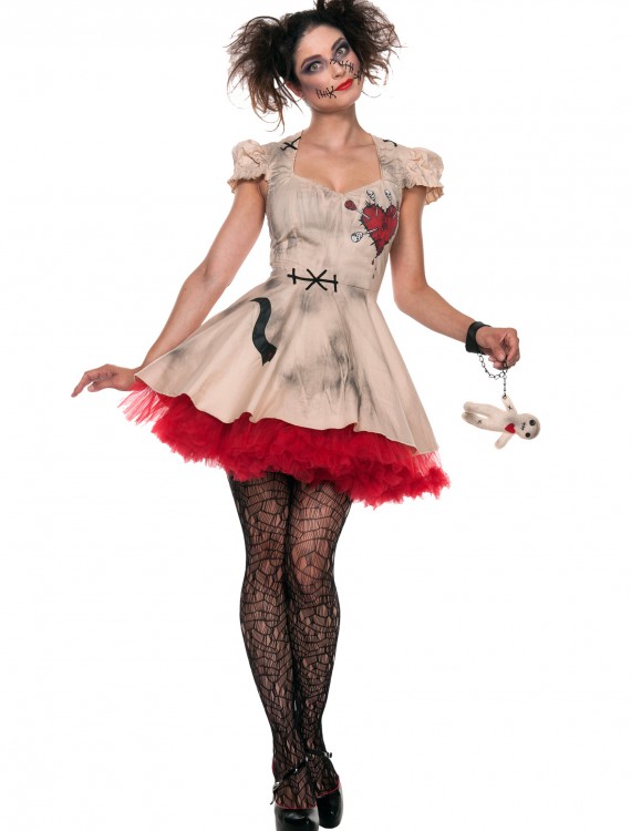 Womens Plus Size Voodoo Doll Costume buy now