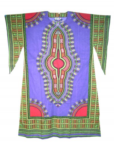Women's Purple Long Dashiki Dress buy now