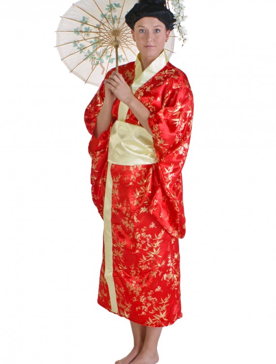 Womens Red Kimono buy now