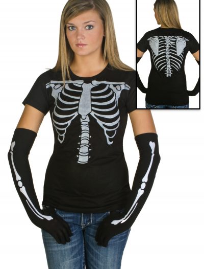 Womens Skeleton Costume T-Shirt buy now
