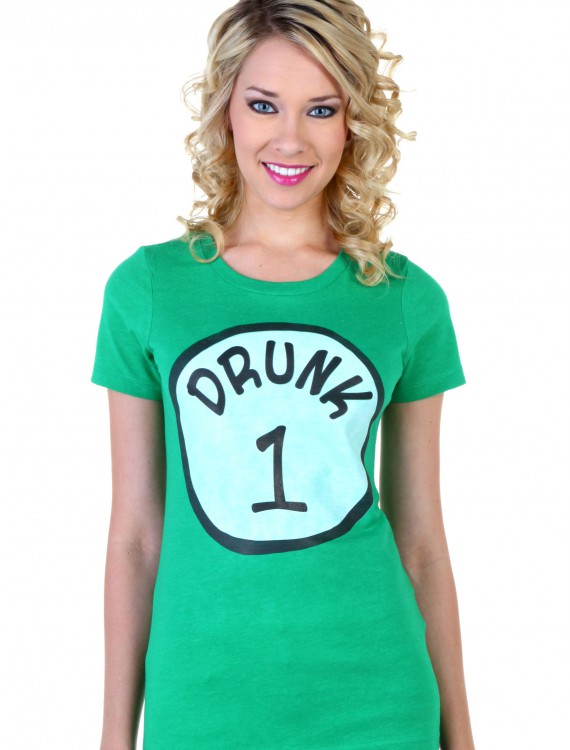 Womens St. Patricks Day Drunk 1 T-Shirt buy now