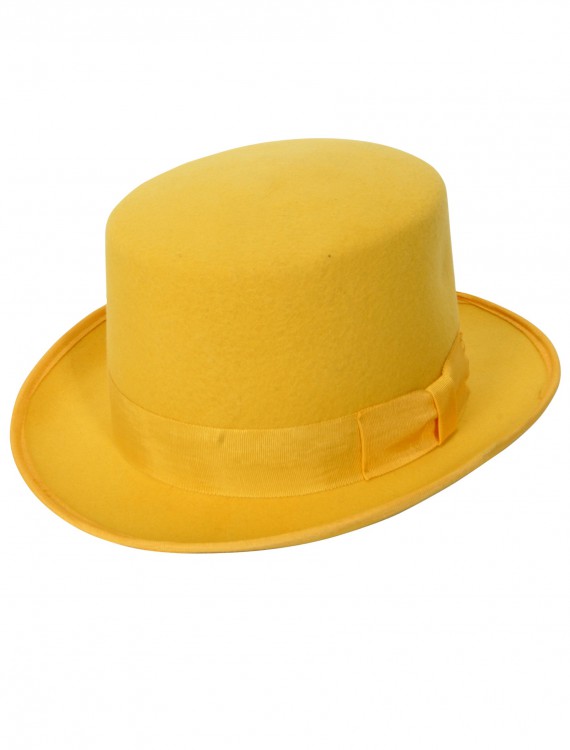 Yellow Wool Top Hat buy now