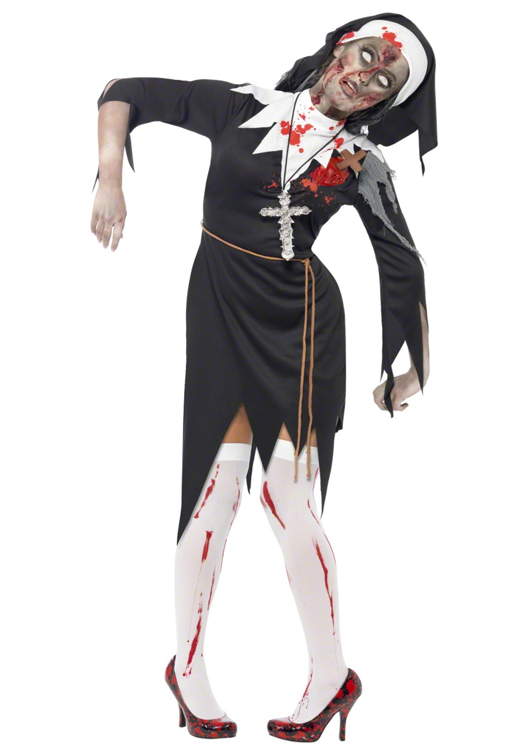 Zombie Nun Costume - Halloween Costumes.