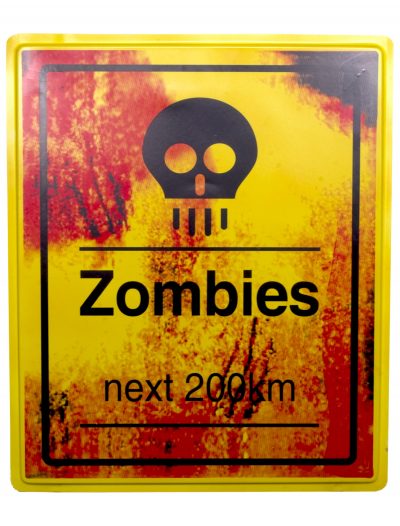 Zombies Next 200 KM Sign buy now